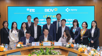 ETC and EPAY sign collaboration agreement with BIDV - Commitment to multi-service, multi-field cooperation