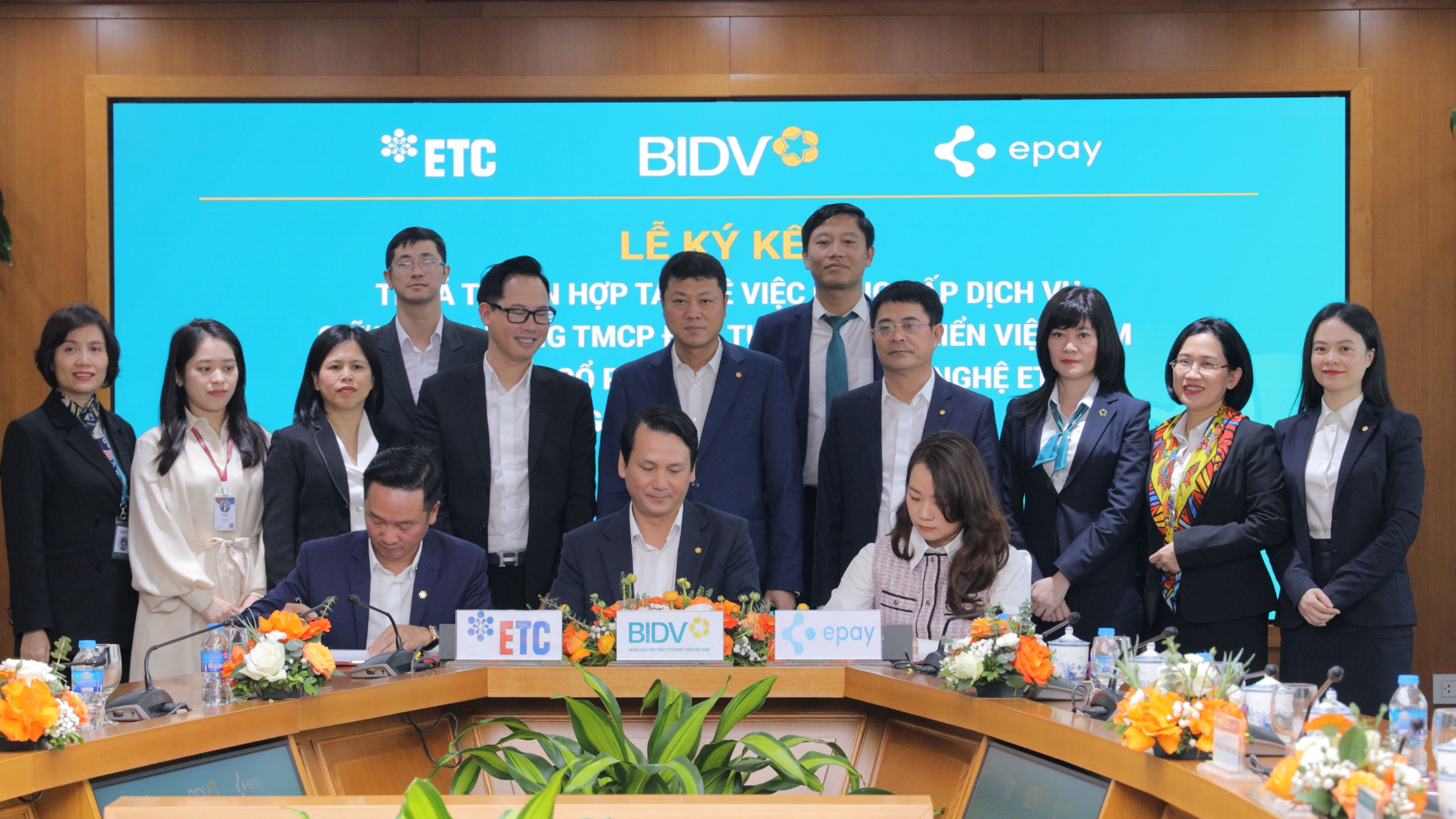 ETC and EPAY sign collaboration agreement with BIDV - Commitment to multi-service, multi-field cooperation