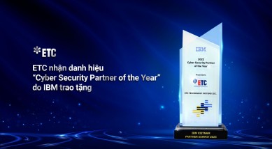 ETC nhận giải thưởng “Đối tác An ninh mạng của năm” từ IBM